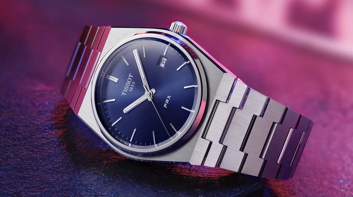 TISSOT PRX 40 Blue Dial Quartz 40mm Silver Stainless Steel Bracelet T137.410.11.041.00 - 7