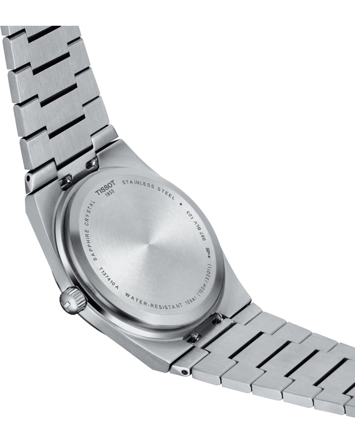 TISSOT PRX 40 Black Dial Quartz 40mm Silver Stainless Steel Bracelet T137.410.11.051.00 - 5
