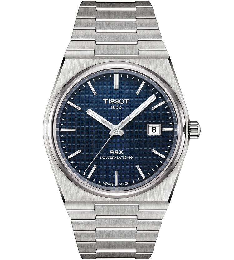 TISSOT PRX 40 Powermatic 80 Blue Dial 40mm Silver Stainless Steel Bracelet T137.407.11.041.00 - 