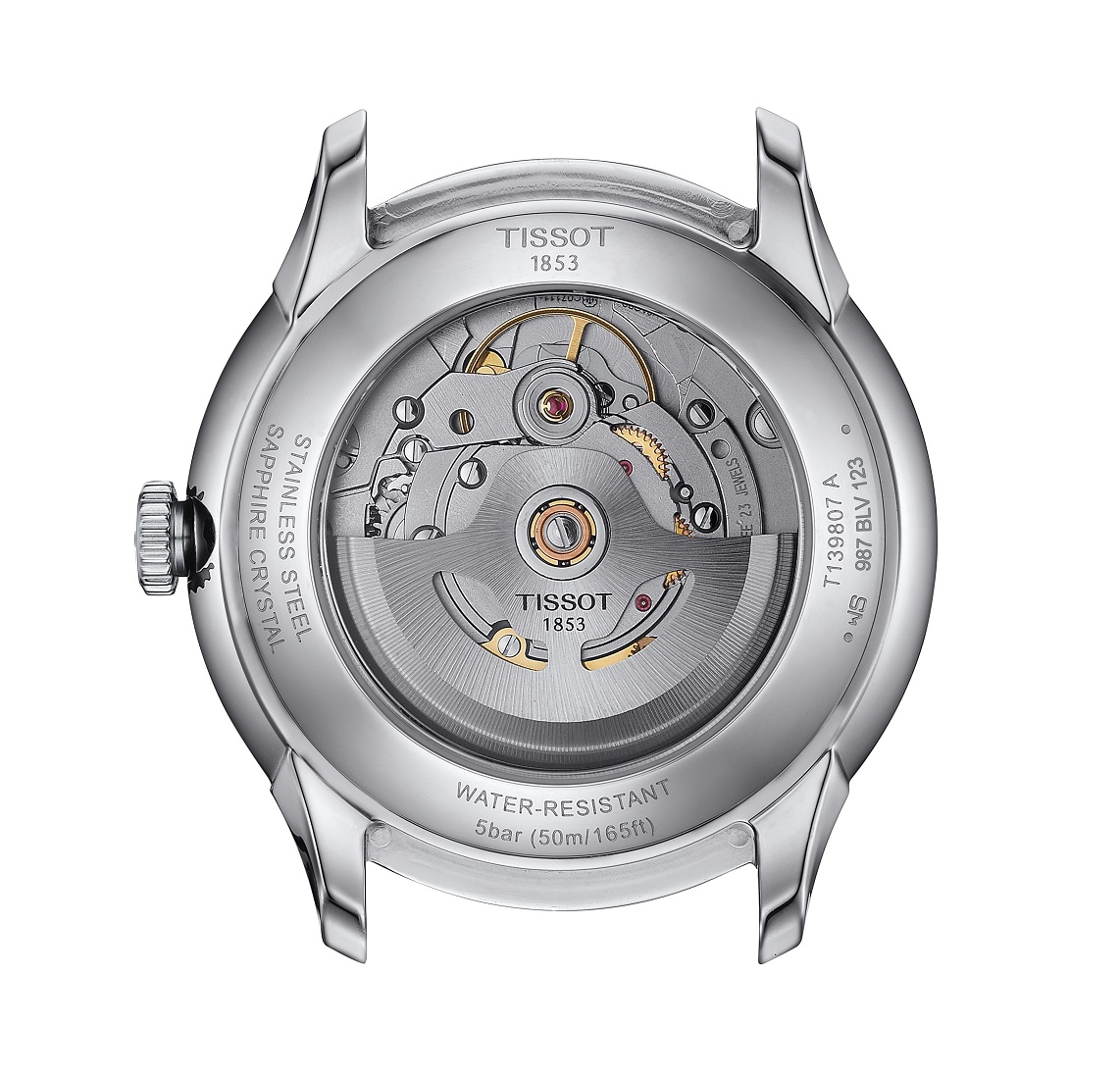 TISSOT Chemin Des Tourelles Powermatic 80 Grey Dial 39mm Silver Stainless Steel Bracelet T139.807.11.061.00 - 
