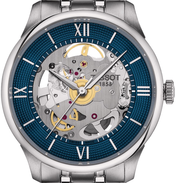 TISSOT Chemin Des Tourelles Powermatic 80 Skeleton Blue Dial 39mm Silver Stainless Steel Bracelet T139.836.11.048.00 - 2