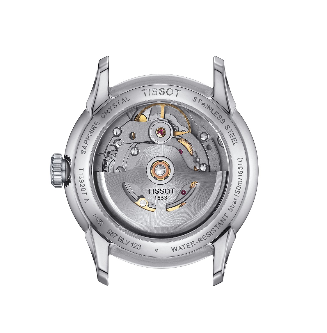 TISSOT Chemin Des Tourelles Powermatic 80 Lady 34mm Silver Stainless Steel Bracelet T139.207.11.048.00 - 