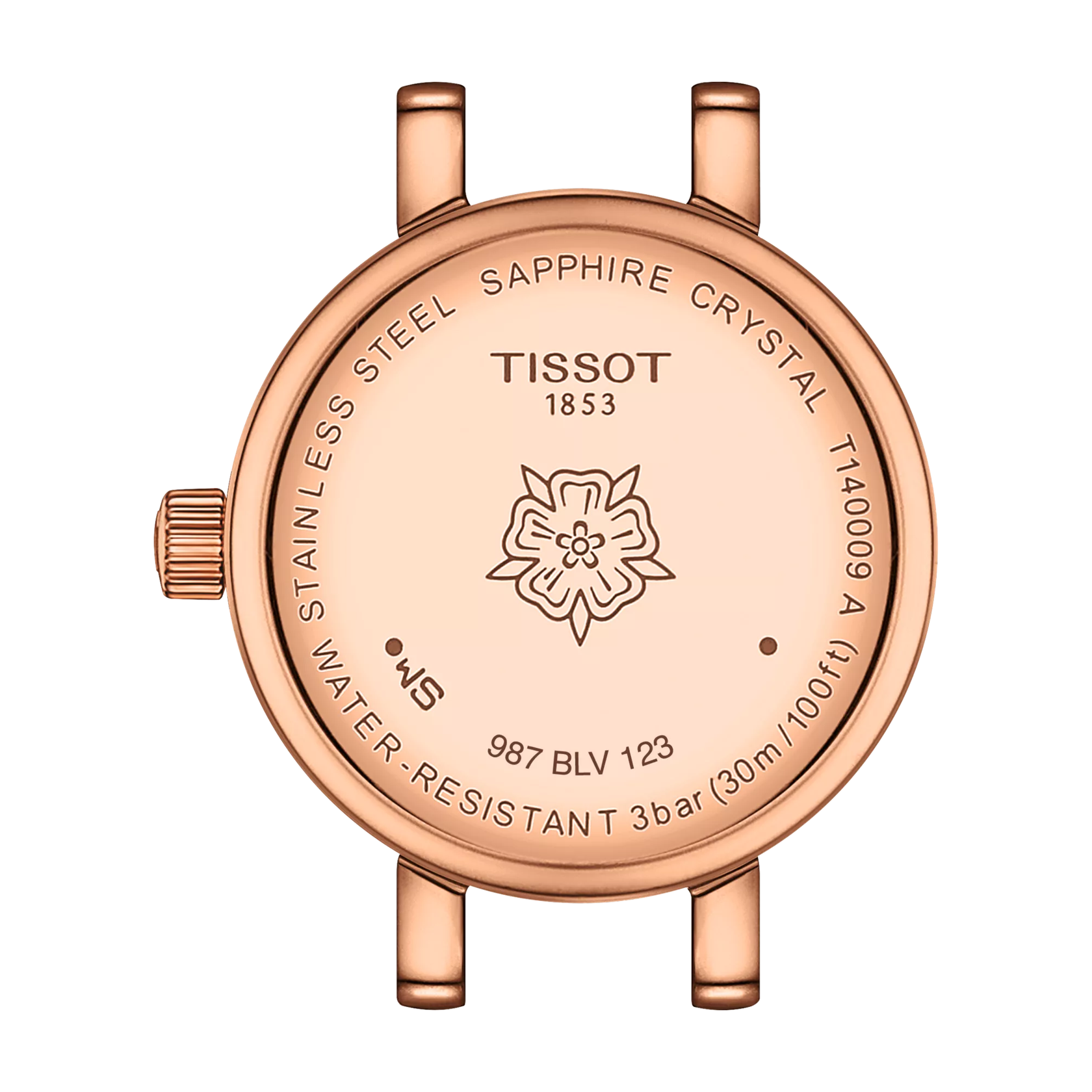 TISSOT Lovely Round White Pearl Dial 19.5mm Rose Gold Stainless Steel Bracelet T140.009.33.111.00 - 3
