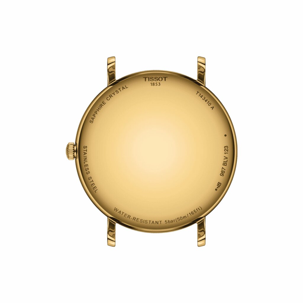 TISSOT Everytime Gold Dial 34mm Gold Stainless Steel Mesh Bracelet T143.210.33.021.00 - 5
