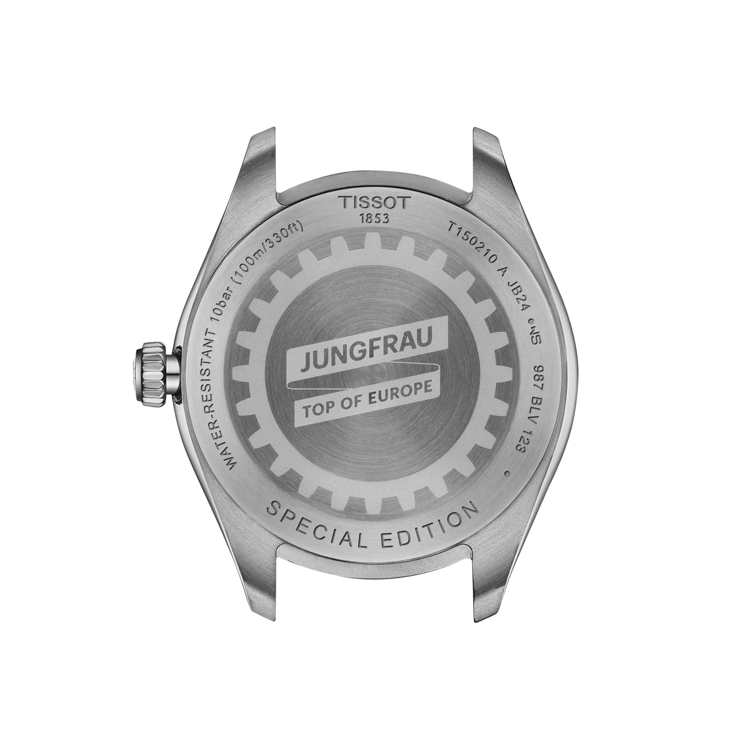 TISSOT PR 100 Jungfraubahn Silver Dial 34mm Silver Stainless Steel Bracelet T150.210.11.031.01 - 3