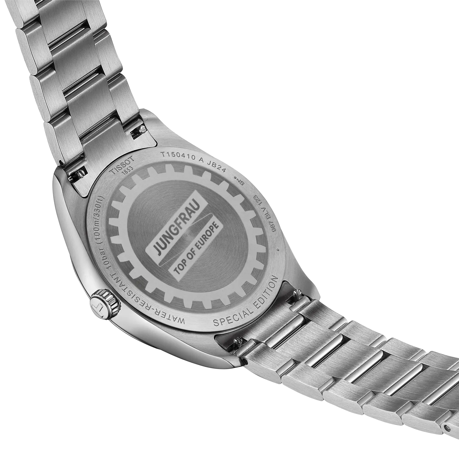 TISSOT PR 100 Jungfraubahn Silver Dial 40mm Silver Stainless Steel Bracelet T150.410.11.031.00 - 7