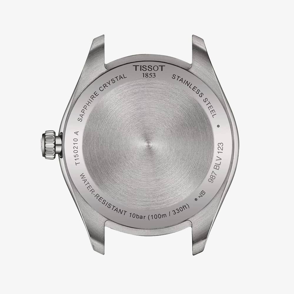 TISSOT PR 100 Blue Dial 34mm Silver Stainless Steel Bracelet T150.210.11.041.00 - 3