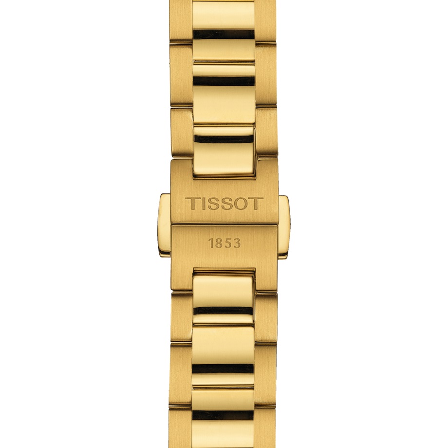 TISSOT PR 100 Gold Dial 34mm Gold Stainless Steel Bracelet T150.210.33.021.00 - 4