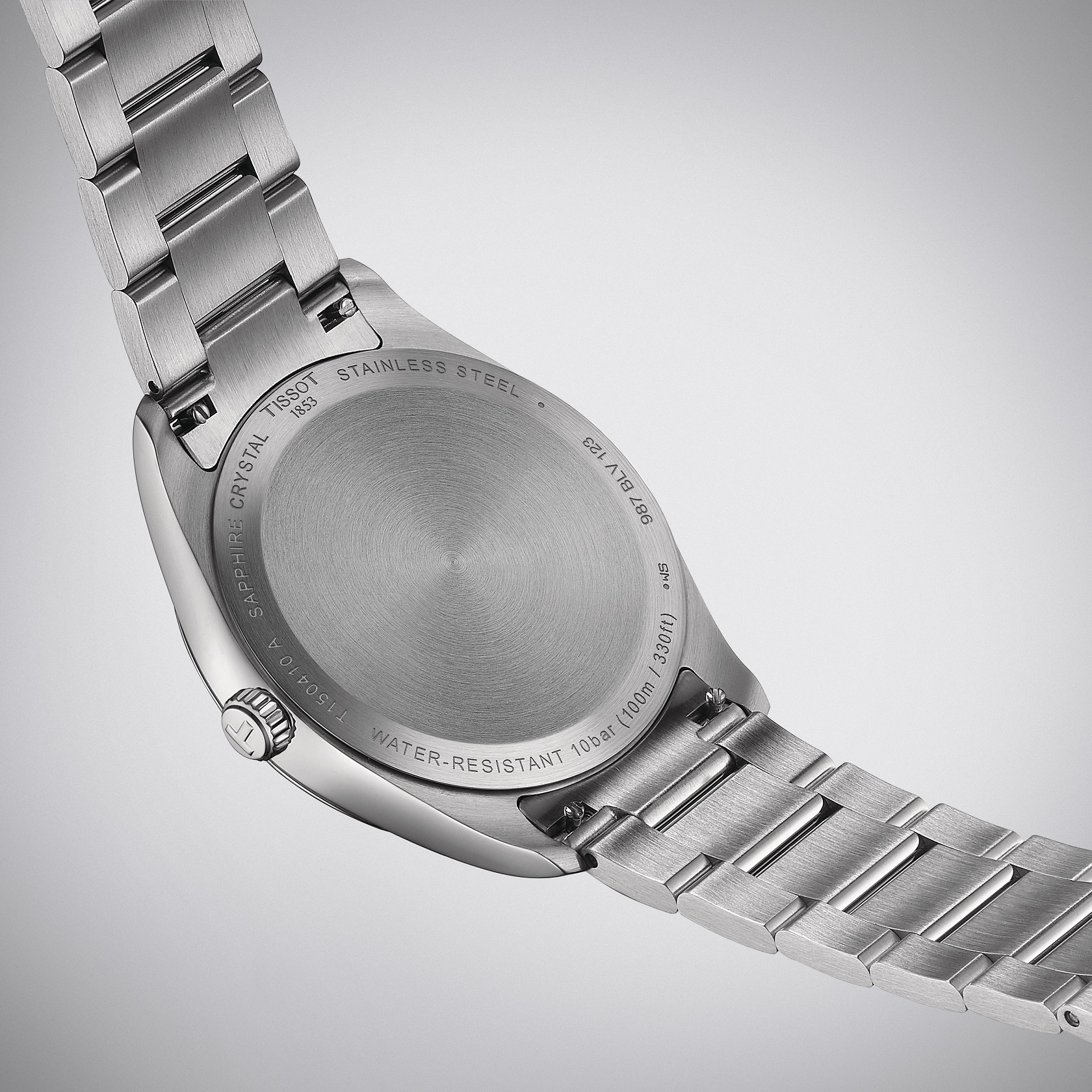 TISSOT PR 100 Black Dial 40mm Silver Stainless Steel Bracelet T150.410.11.051.00 - 4
