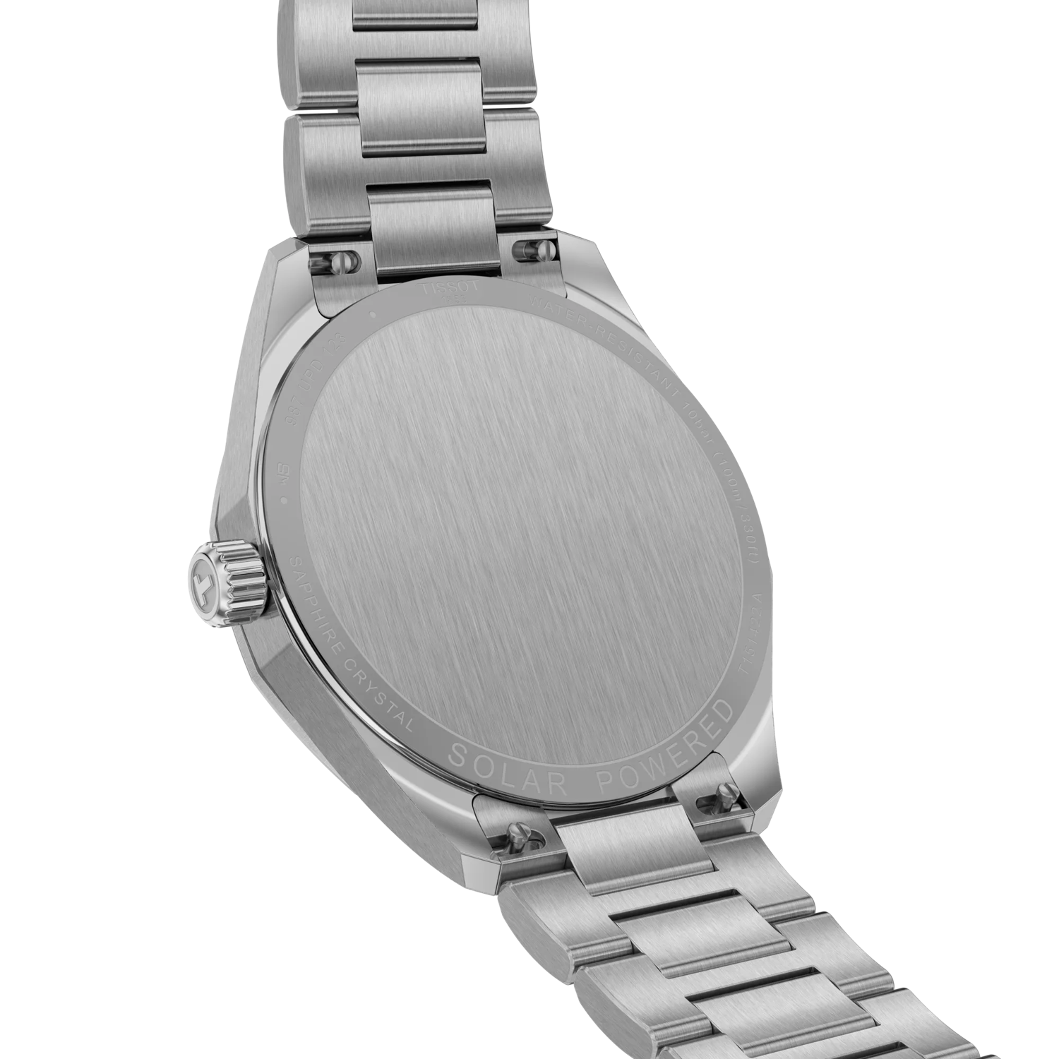TISSOT PRC 100 Solar Quartz Blue Dial 39mm Silver Stainless Steel Bracelet T151.422.11.041.00 - 6