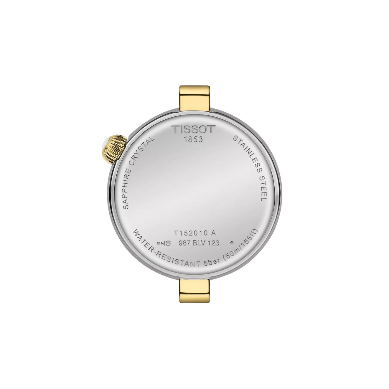 TISSOT Desir White Pearl Dial 28mm Two Tone Gold Stainless Steel Bracelet T152.010.22.118.01 - 4