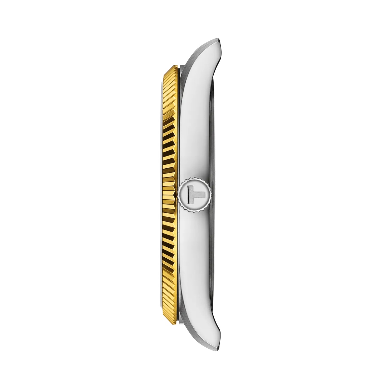 TISSOT Ballade Silver Dial 40mm Two Tone Gold Stainless Steel Bracelet T156.410.22.031.00 - 