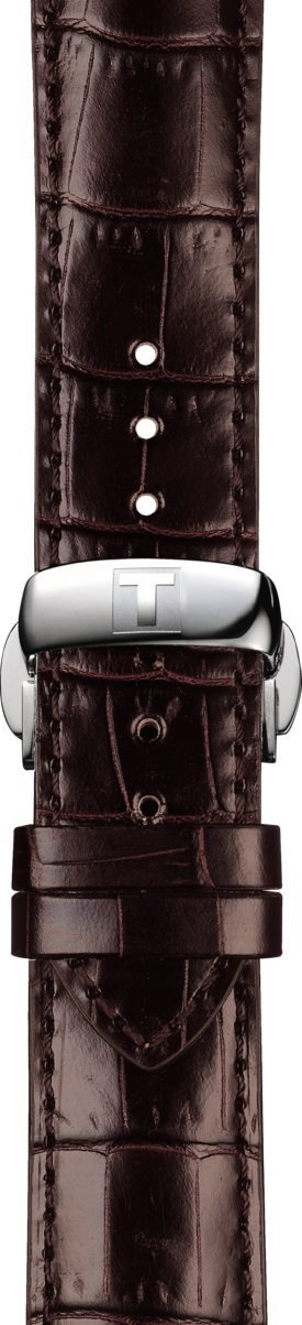 TISSOT Official 20-18mm Brown Leather Strap T600041212 - 2