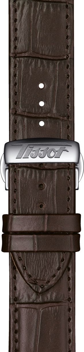 TISSOT Official Heritage Visodate 21-20mm Brown Leather Strap T600045450 - 2