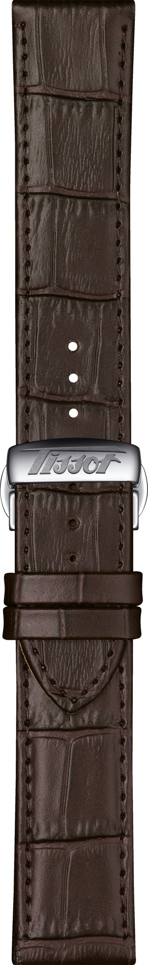 TISSOT Official Heritage Visodate 21-20mm Brown Leather Strap T600045450 - 3