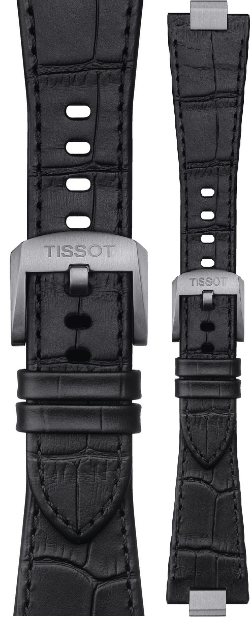 TISSOT Official PRX Powermatic 80 Black Leather Strap T600047562 - 