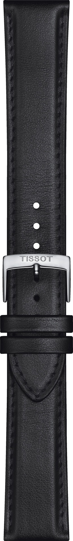 TISSOT Official 20-18mm Black Leather Strap T600047946 - 3