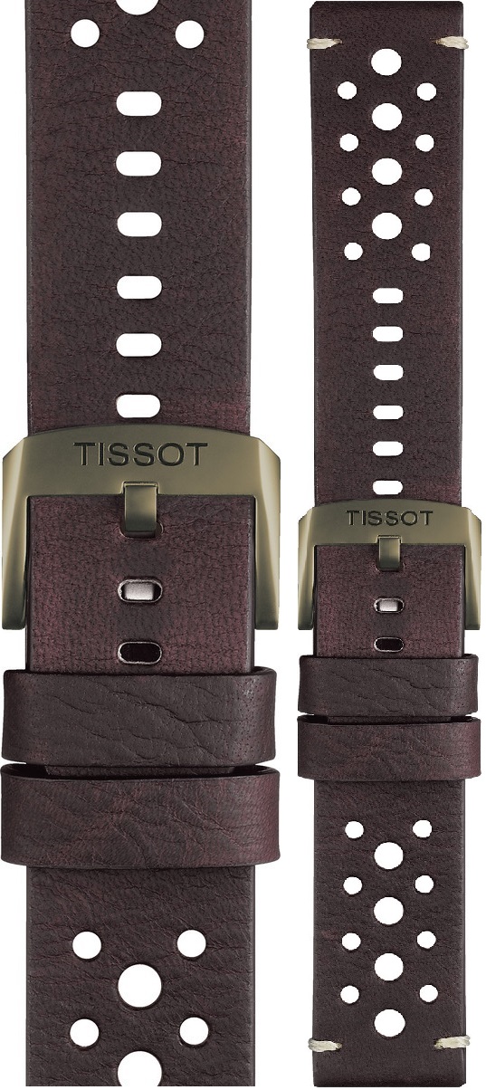TISSOT Official 22mm Brown Leather Strap T600048064 - 