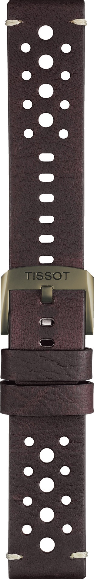 TISSOT Official 22mm Brown Leather Strap T600048064 - 3