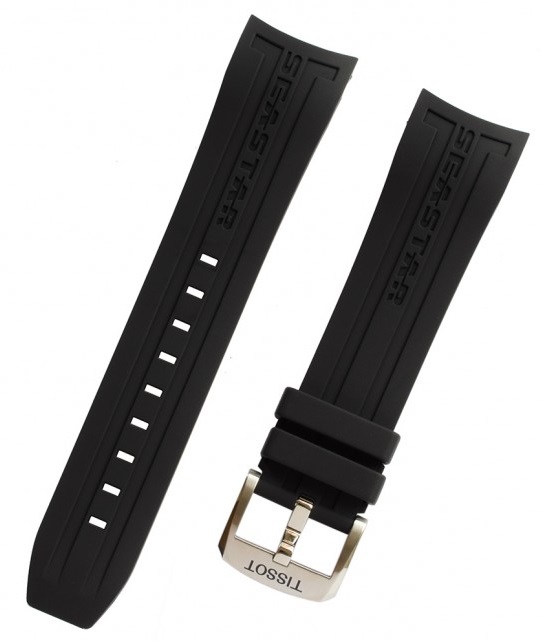 TISSOT Seastar 23mm Black Silicone Strap T603035735 - 1