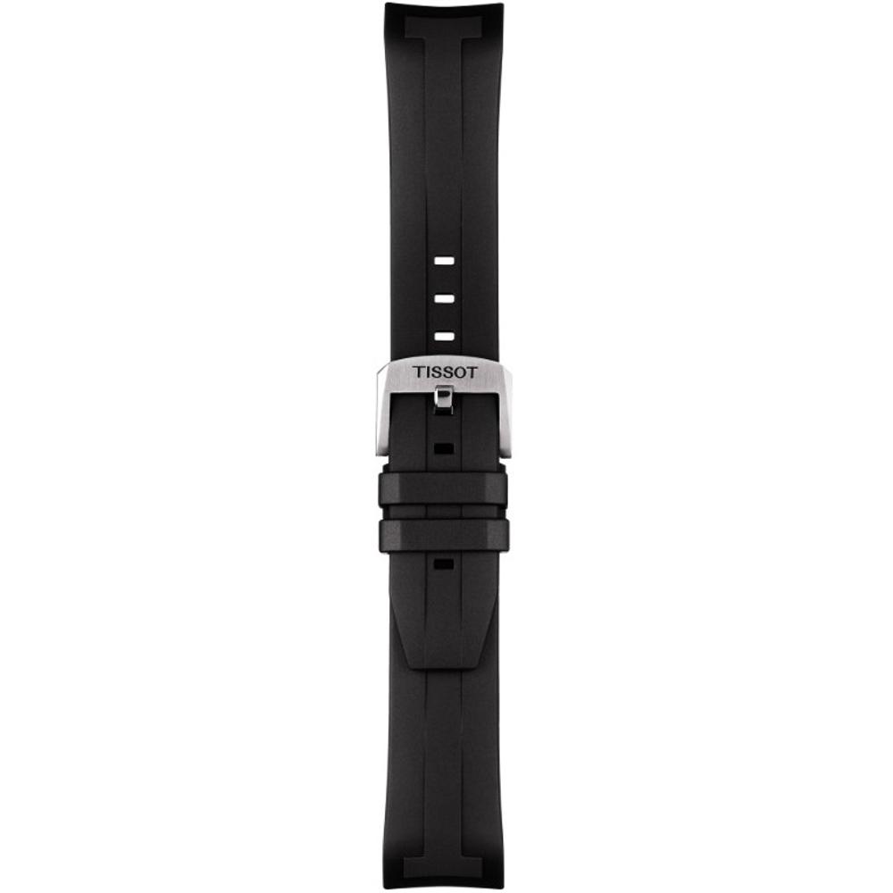 TISSOT Seastar 2000 22mm Black Silicone Strap Silver Hardware T603046865 - 3