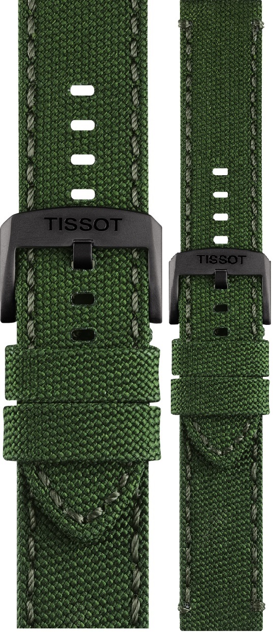 TISSOT Official 22mm Official Beige Fabric Strap T604043387 - 