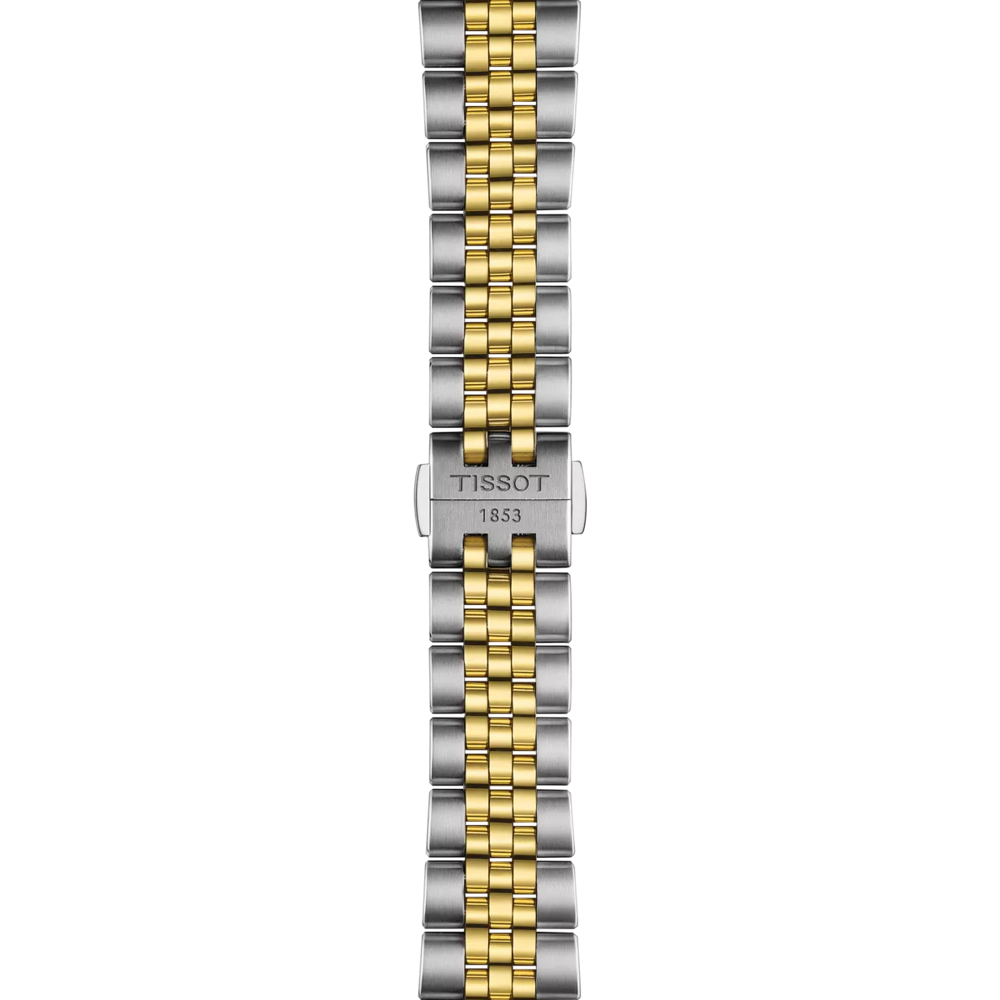 TISSOT PR516 Powermatic 80 White Dial 38mm Two Tone Gold Stainless Steel Bracelet T149.407.22.011.00 - 4