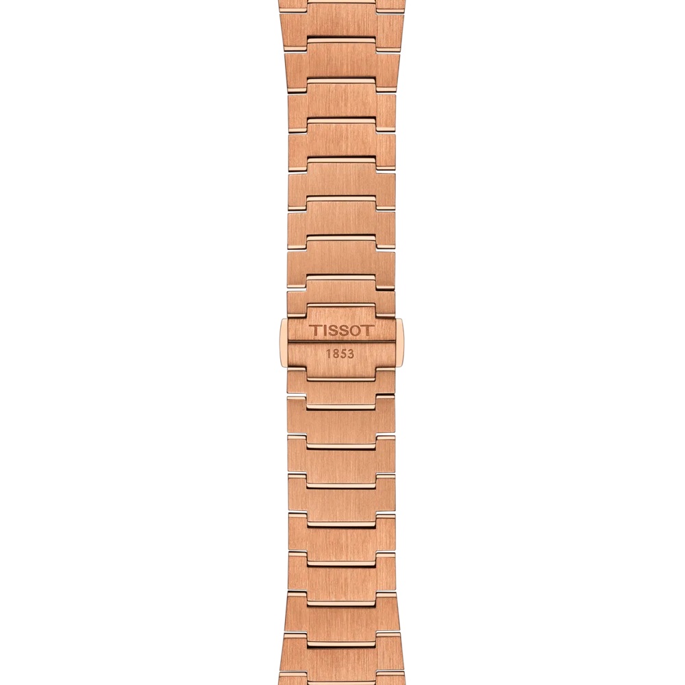TISSOT PRX 40 Powermatic 80 Blue Dial 40mm Rose Gold Stainless Steel Bracelet T137.407.33.041.00 - 4