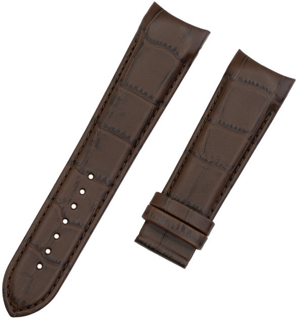 TISSOT Official Couturier 23mm Brown Leather Strap Without Buckle T610027774 - 1