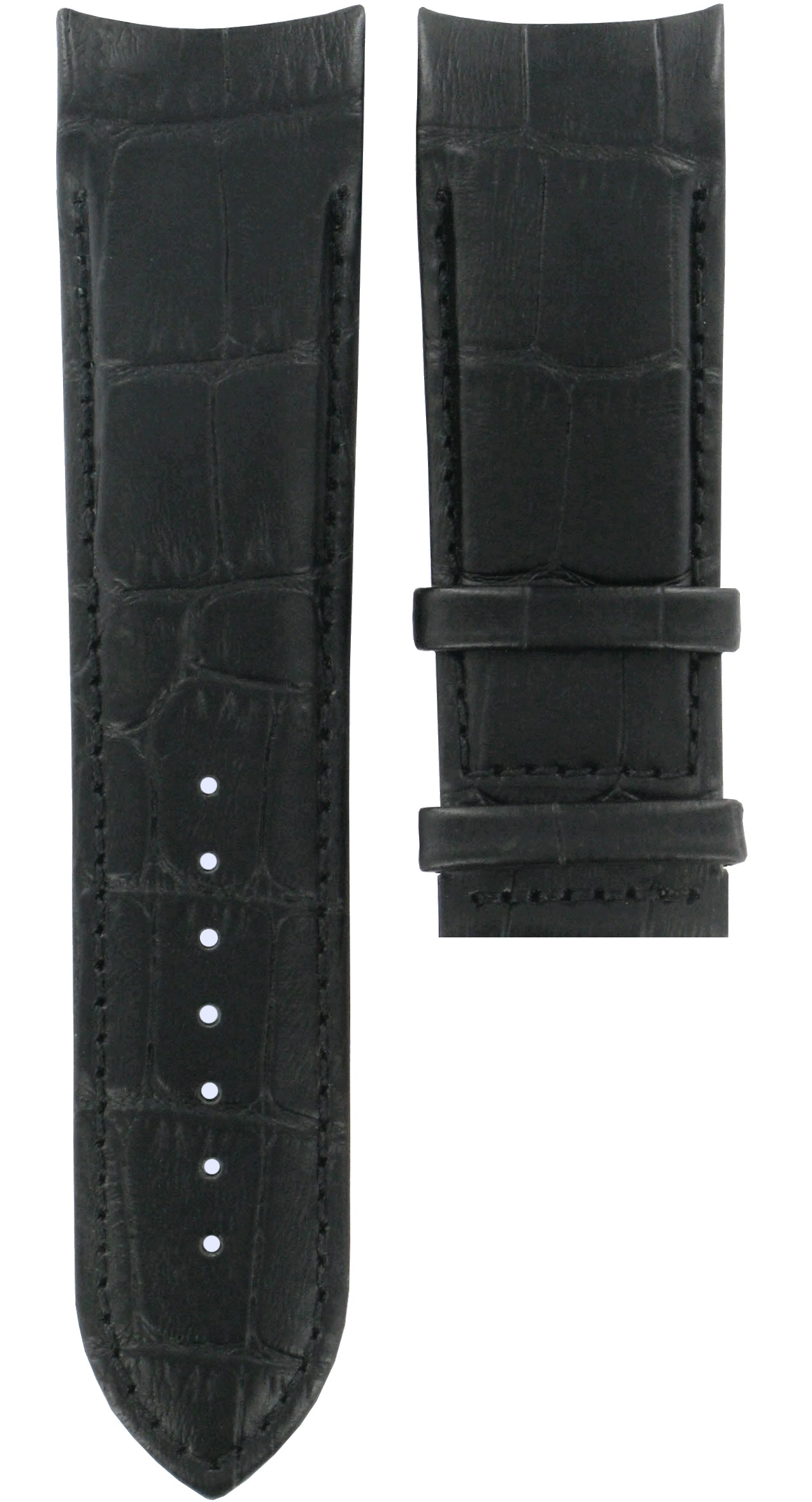 TISSOT Official Couturier 24mm XL Black Leather Strap T610028594