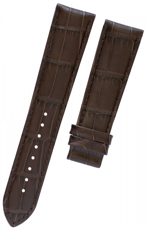 TISSOT Official Gentleman 21-18mm Brown Leather Strap T610045400 - 