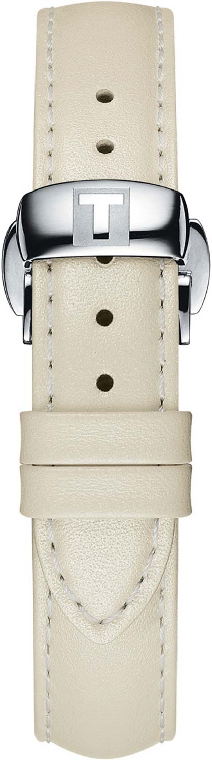 TISSOT Official 15mm White Leather Strap T610046072