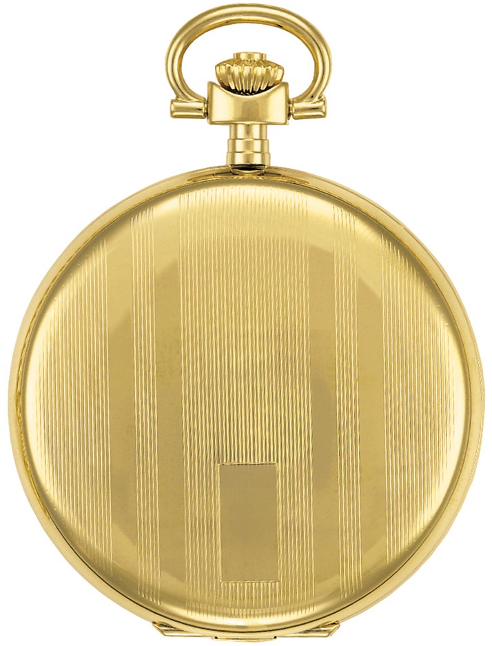 TISSOT Savonnette Three Hands 48.5mm Gold Stainless Steel Case T83.4.553.13 - 