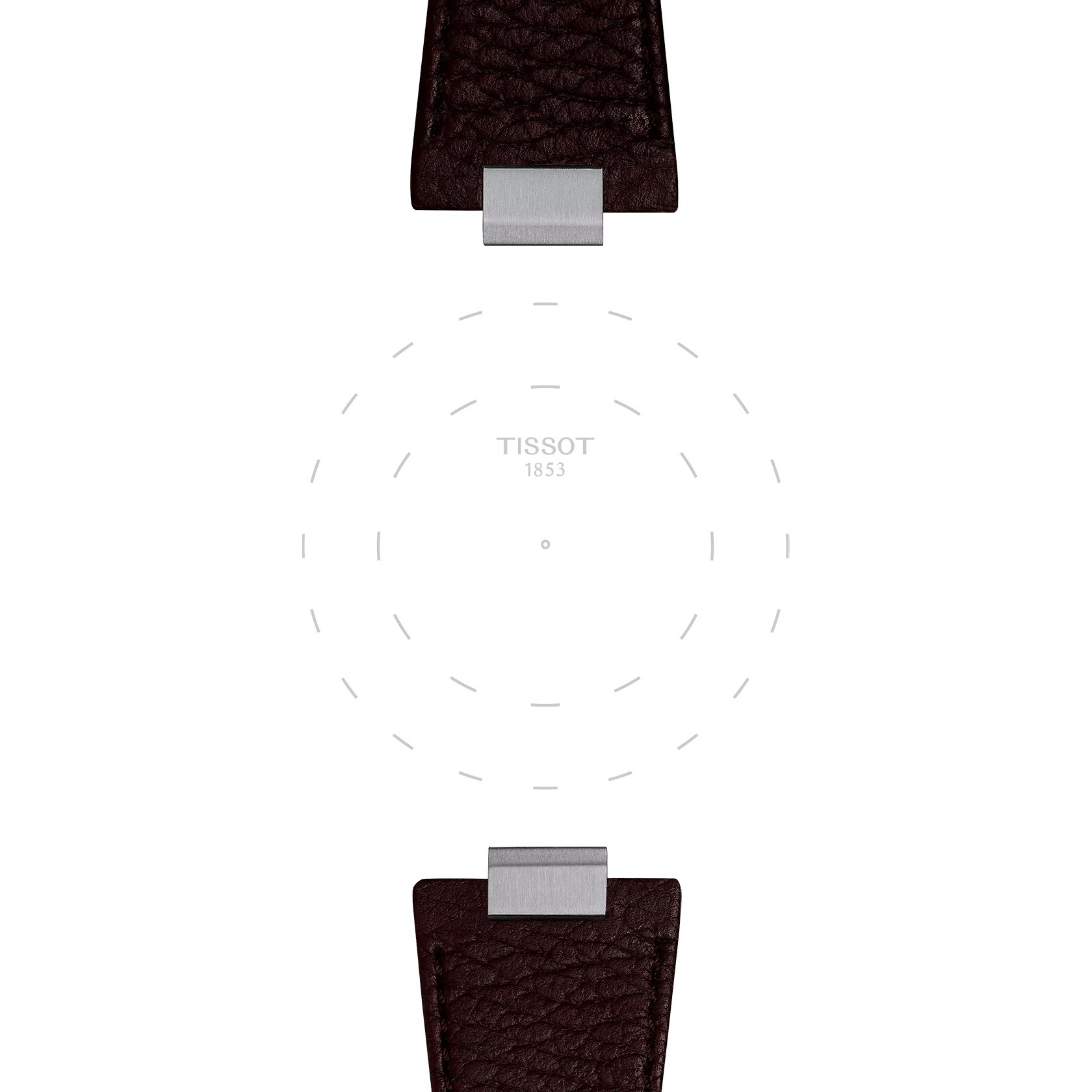 TISSOT Official PRX 40 Brown Leather Strap Silver Hardware T852049164 - 4