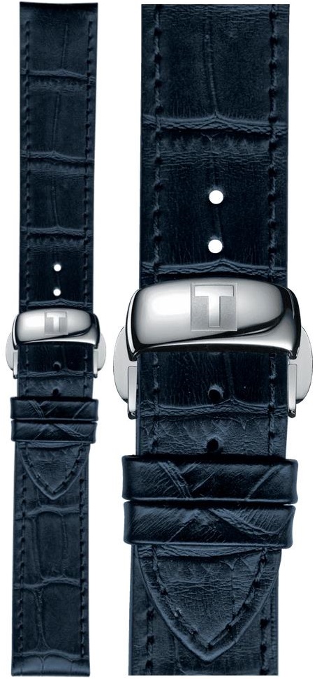 TISSOT Official 19mm Blue Leather Strap T852032781