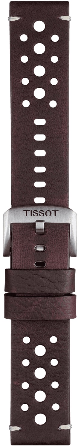 TISSOT Official 22mm Brown Leather Strap T852046777 - 3
