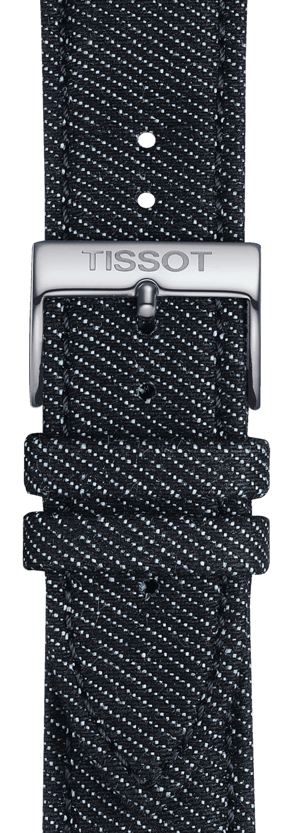 TISSOT Official 22-19mm Official Blue Textile Strap T852046779 - 2