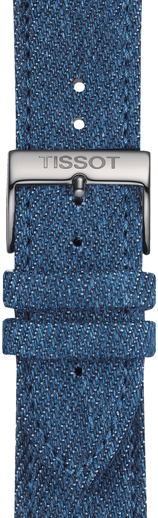 TISSOT Official 22-19mm Official Blue Textile Strap T852046781 - 