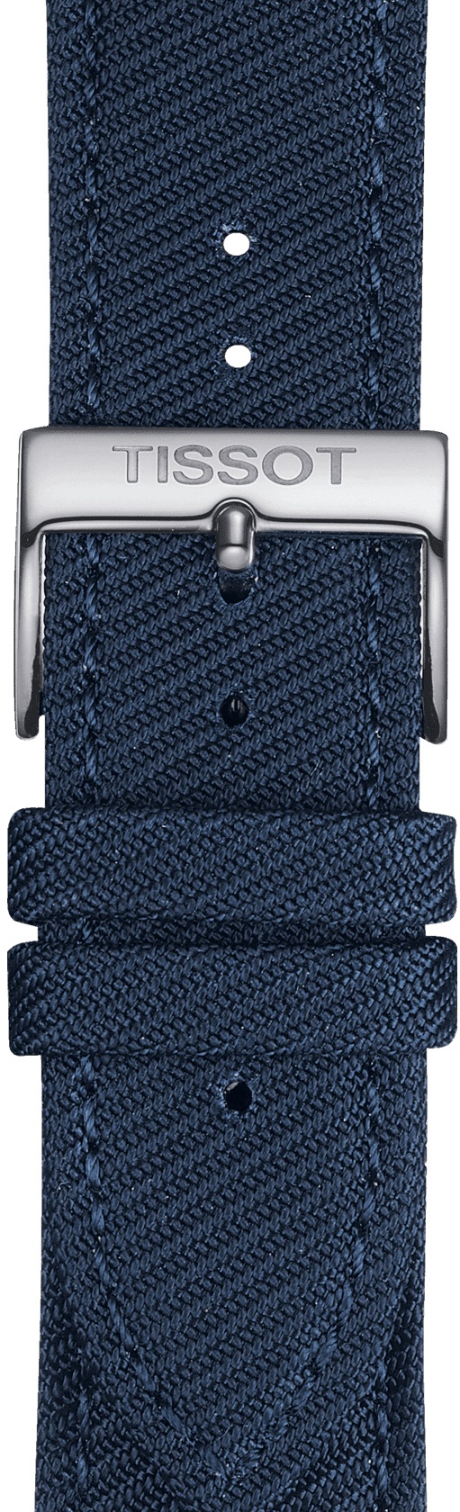 TISSOT Official 22-19mm Official Blue Textile Strap T852046783 - 