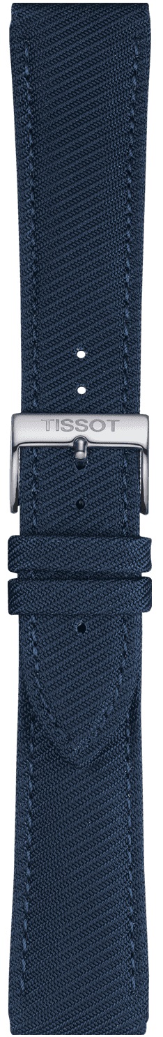 TISSOT Official 22-19mm Official Blue Textile Strap T852046783 - 3