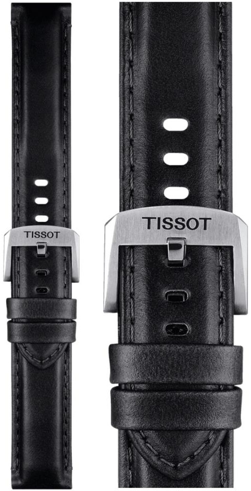 TISSOT Official 20mm Black Leather Strap T852046834