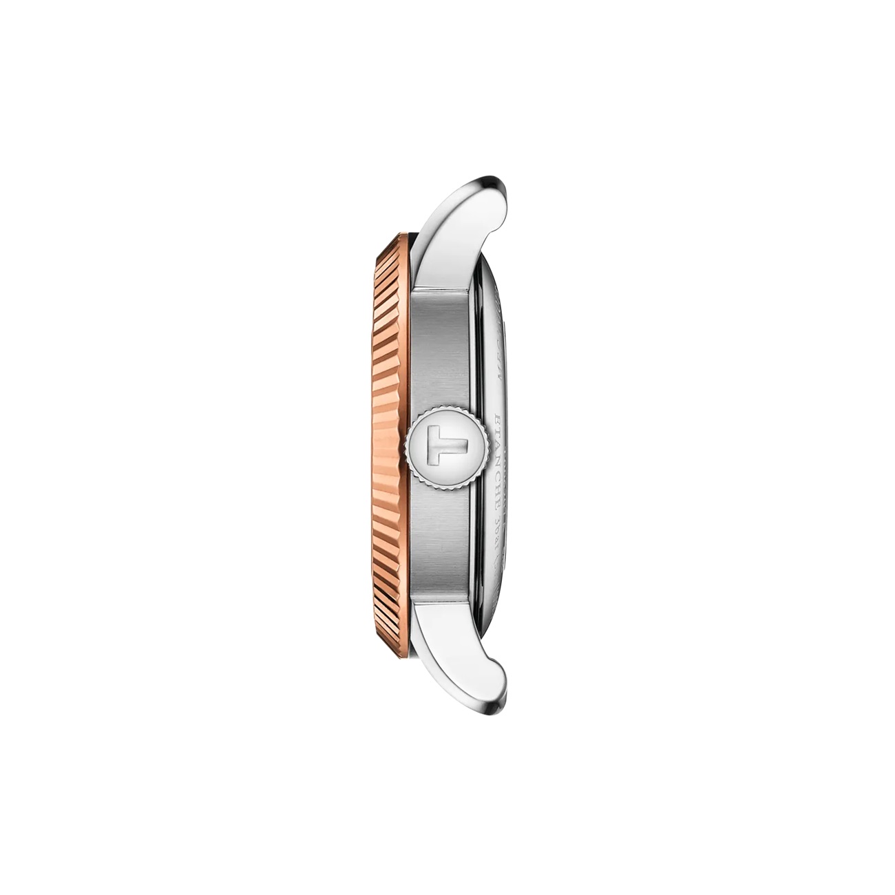 TISSOT Le Locle Automatic Lady's Silver Dial with Diamonds 29mm Rose Gold 18K Bezel Stainless Steel Bracelet T932.207.41.036.00 - 
