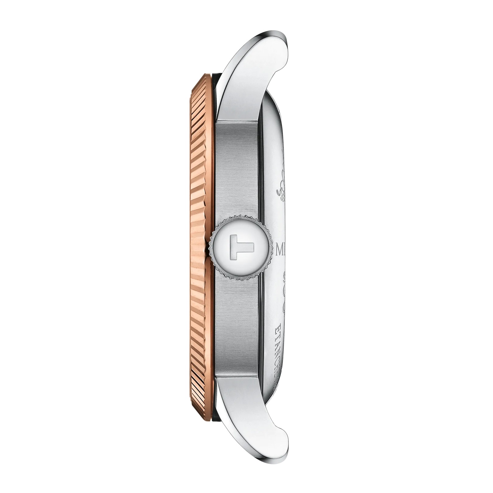 TISSOT Le Locle COSC Powermatic 80 Silver Dial 39.3mm Rose Gold 18K Bezel Stainless Steel Bracelet T932.408.41.033.00 - 