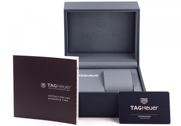 TAG HEUER Carrera Automatic 41mm Silver Stainless Steel Brown Leather Strap WAR201D.FC6291 - 3
