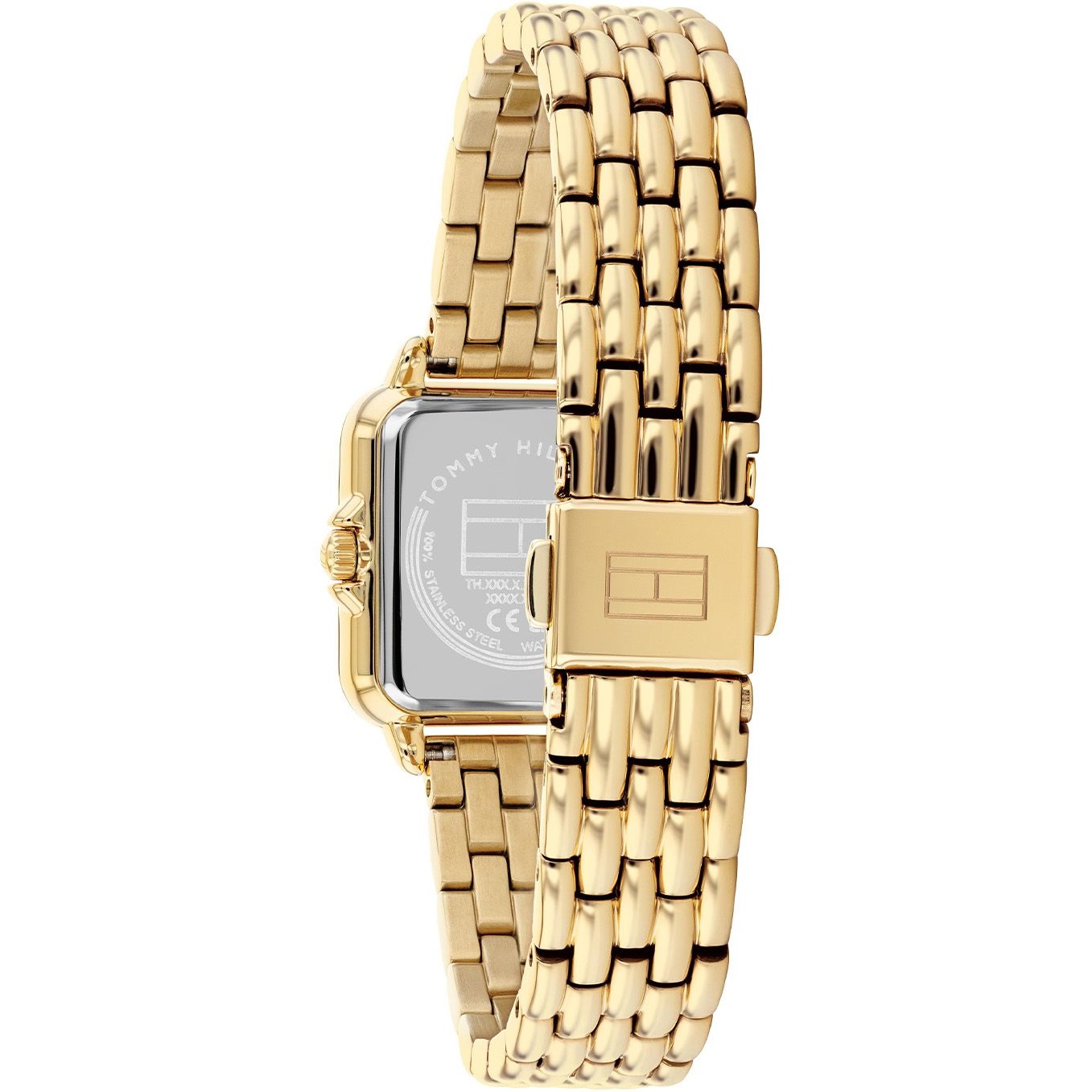 TOMMY HILFIGER Mia Green Dial 22.5 x 24mm Gold Stainless Steel Bracelet 1782858 - 4