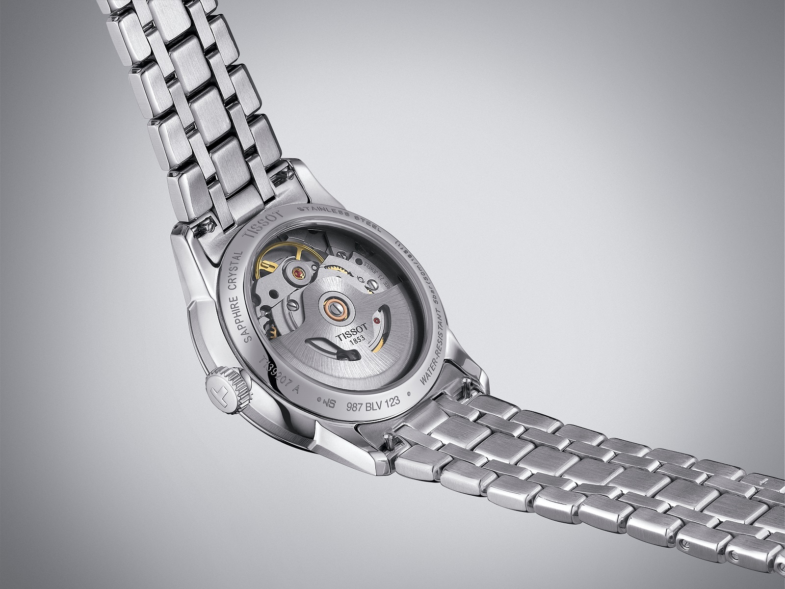 TISSOT Chemin Des Tourelles Powermatic 80 Lady 34mm Silver Stainless Steel Bracelet T139.207.11.048.00 - 5