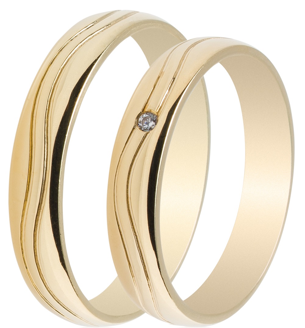 MASCHIO FEMMINA Celebrity Plus Collection Βέρες Κίτρινο Χρυσό TMF-24