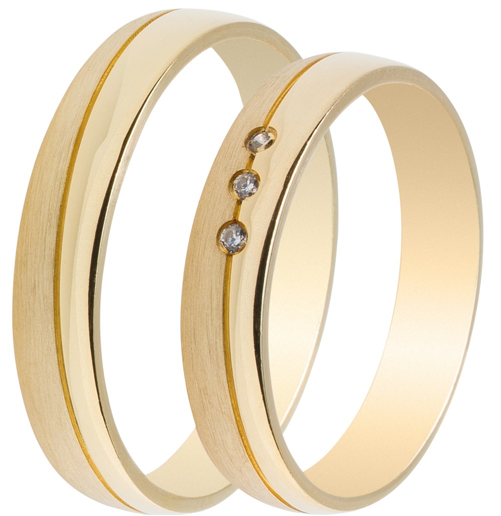 MASCHIO FEMMINA Celebrity Plus Collection Βέρες Κίτρινο Χρυσό TMF-26