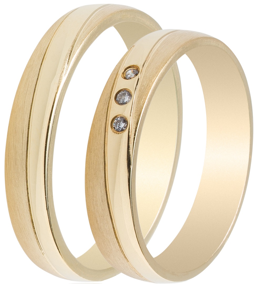 MASCHIO FEMMINA Celebrity Plus Collection Βέρες Κίτρινο Χρυσό TMF-27