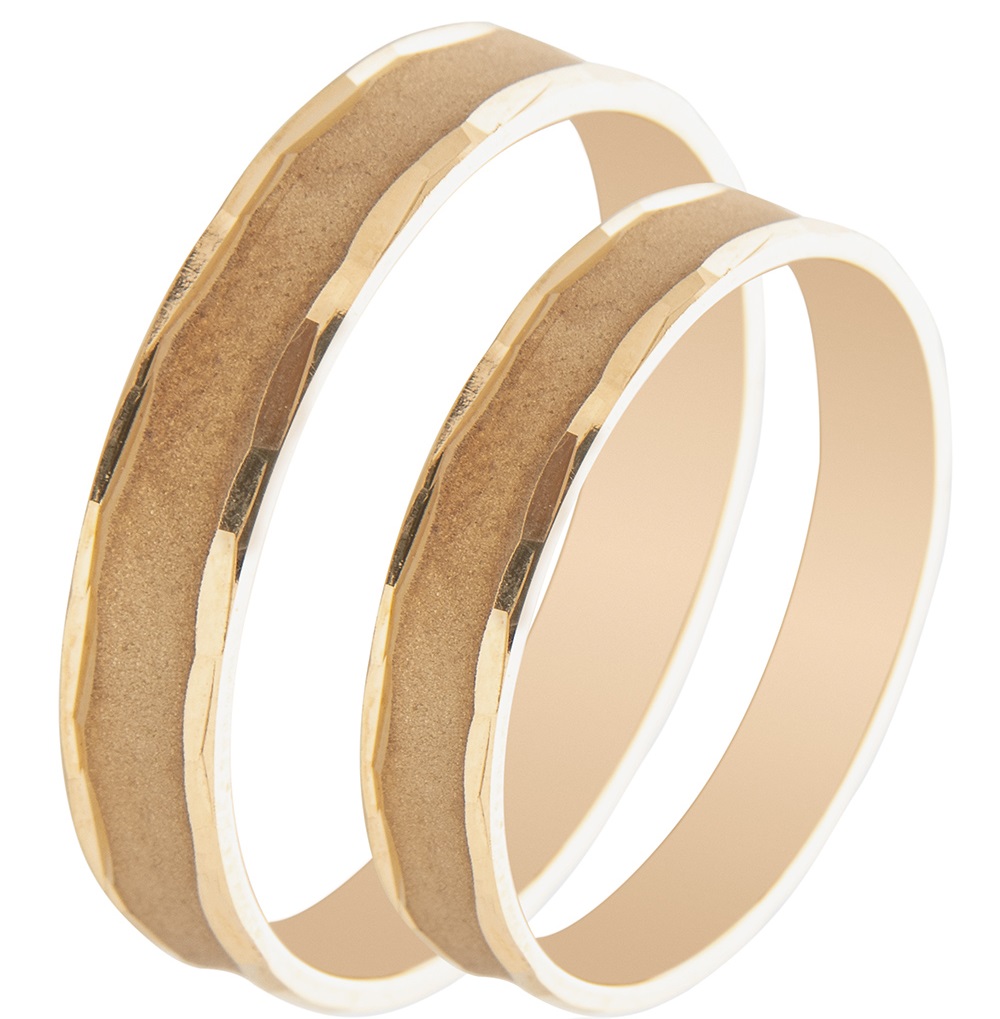 MASCHIO FEMMINA Famous In Love Collection Βέρες Κίτρινο  Χρυσό TMF-80